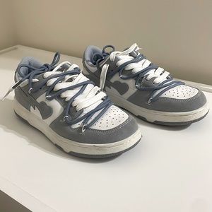selling heart sneakers!